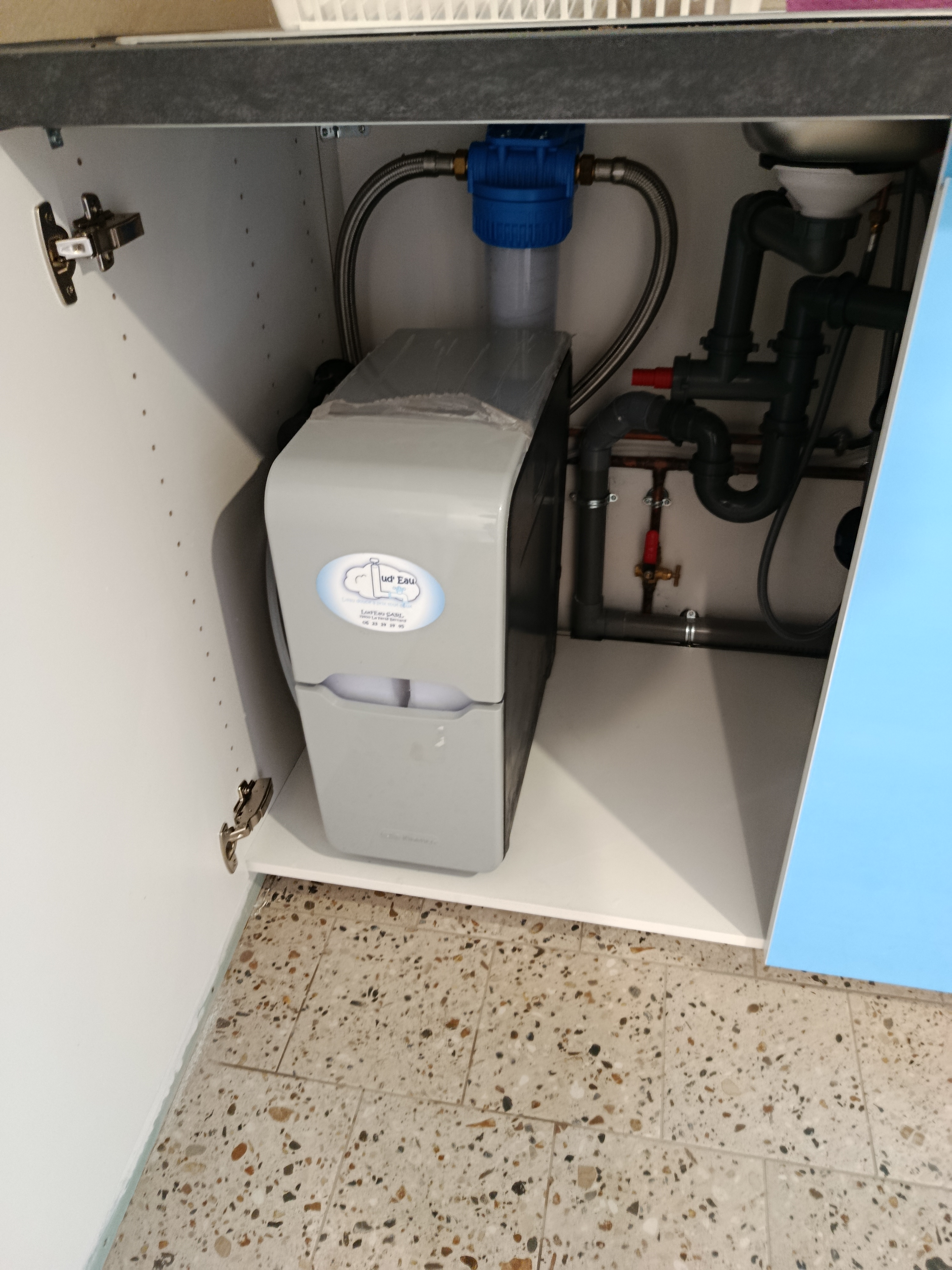Adoucisseur installé par Lud’eau chez un client