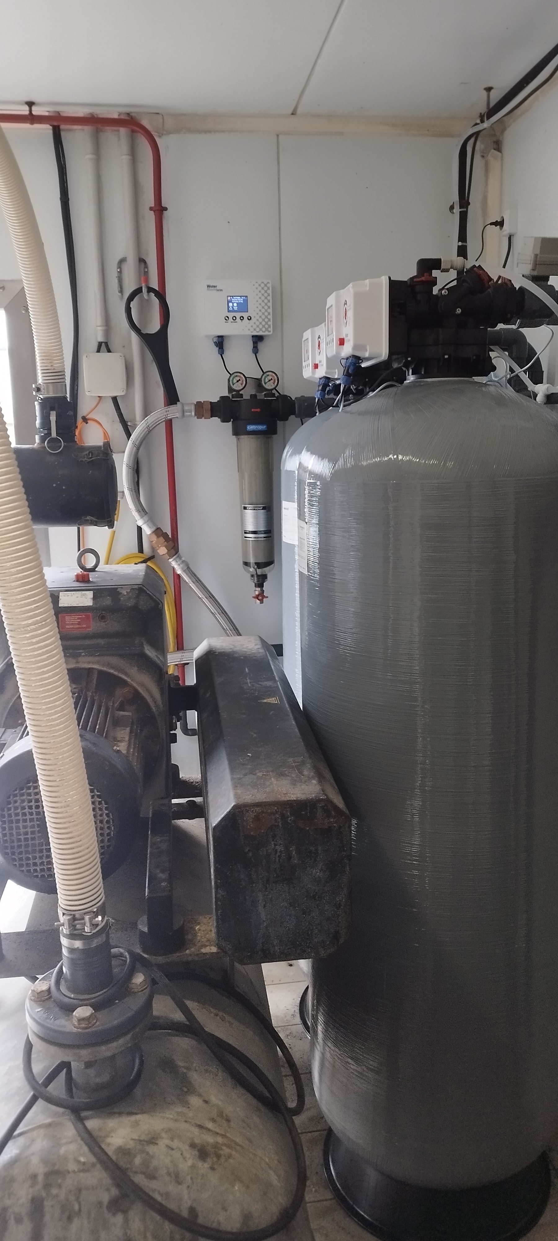 Installation BtoB de traitement de l’eau dans un local technique